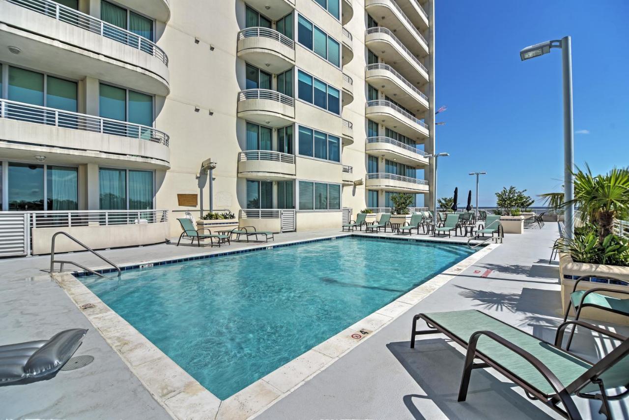 Beachside Biloxi Club Condo Balcony With Ocean View Eksteriør billede